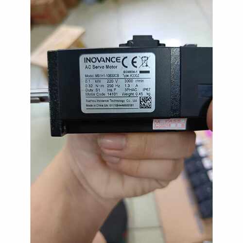 议价汇川伺服100W 23位值电机，MS1H1一10B30C