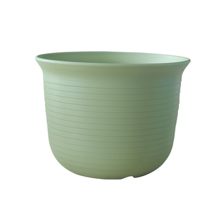 爱美塑料花盆树脂加厚耐用仿陶瓷矮胖加仑盆多肉控根透气盆大口径