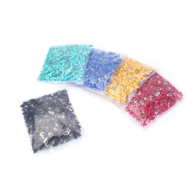 SV1.25-2-3.5-4-5-6-8预绝缘接线端子叉形铜线压Y冷端子鼻子型