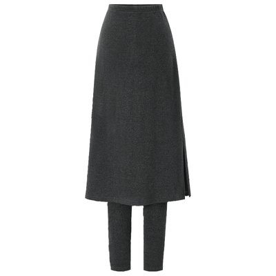 高腰裙裤假两件打底裤秋冬女大码