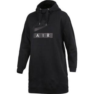 Nike/耐克正品女子新款HOODIE DRESS AIR休闲连帽针织卫衣AH0236