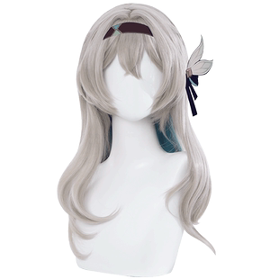 【漫囧】崩坏星穹铁道 流萤cos假发 匹诺康尼 渐变仿真头皮 现货