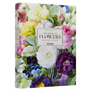 【现货】TASCHEN Redouté.The Book Of Flowers塔森雷杜德花之书手绘花卉花草图鉴植物绘画插画插图收藏装饰画册集作品艺术图书