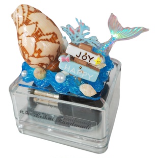 手工制作天然贝壳海螺音乐盒原创意DIY饰品生日礼物纪念收藏礼品