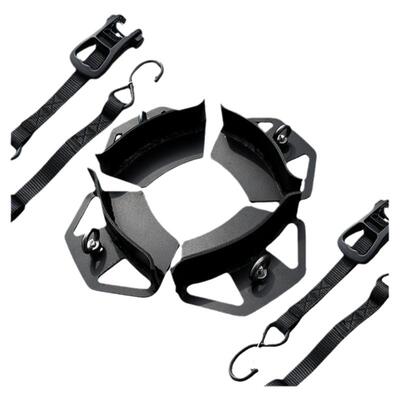 轮胎架全铝合金车顶轮胎固定架