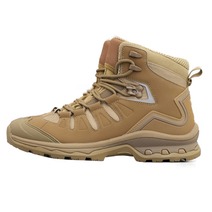 际华新款男士防滑抓地户外鞋子防水徒步登山鞋中帮防穿刺战术靴