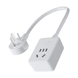 公牛电源插座延长线超薄扁插头缝隙接线板五孔家用排插线板加长线