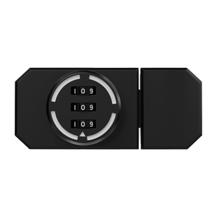 玻璃柜门密码锁家用橱窗免打孔锁扣文件柜插销锁展示柜宠物柜门锁