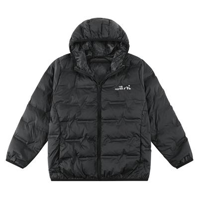 【90胶囊羽绒】奕时代胖男童轻薄羽绒服青少年男孩子连帽外套内搭