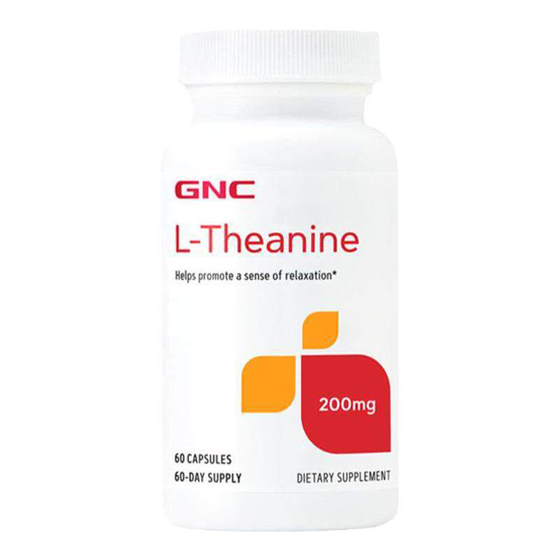 GNC茶氨酸胶囊考试演讲紧张助眠