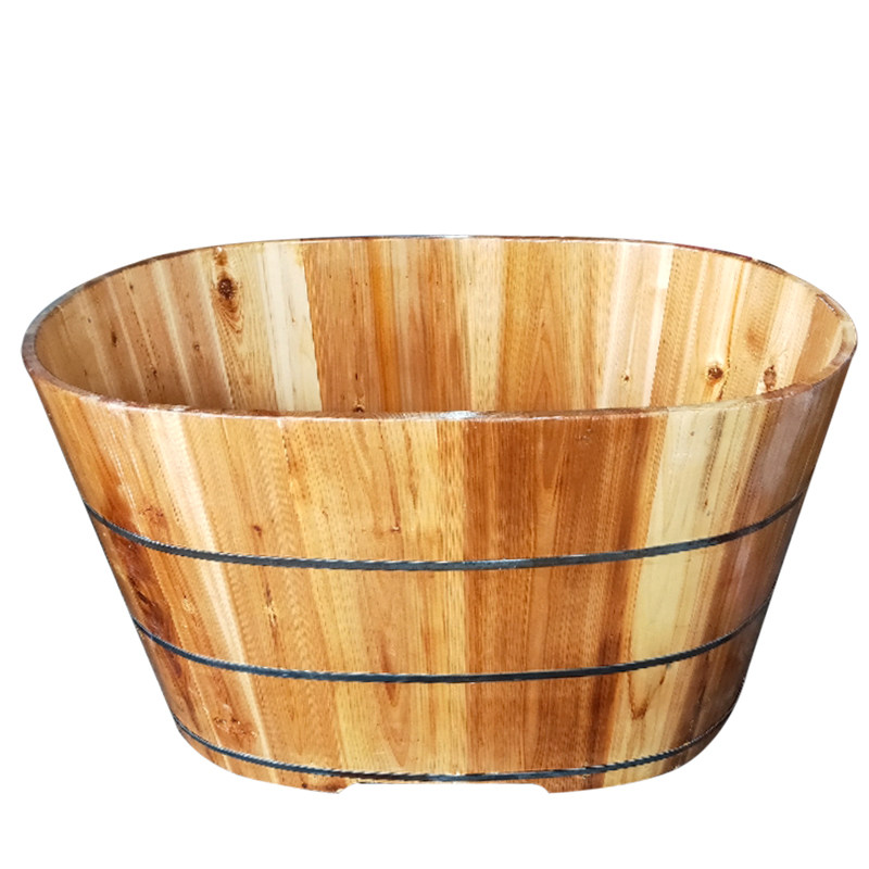 包邮手工老人洗澡木桶沐浴桶单成人泡澡桶儿童木质浴缸药浴洗澡盆