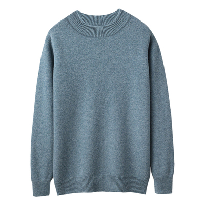 青少年羊绒衫男半高领毛衣加厚