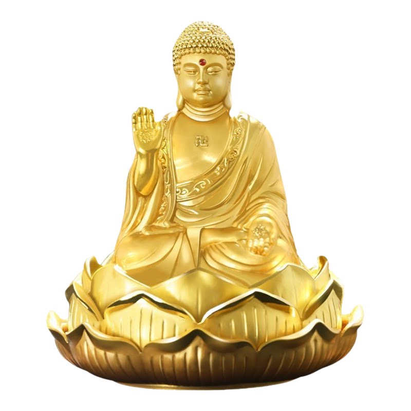 大日如来莲花座车载摆件