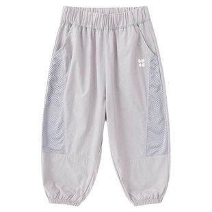 嘟嘟家儿童裤子夏季男童物理防蚊裤女童休闲裤春季宝宝长裤新款类