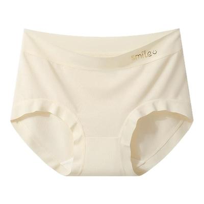 莫代尔内裤女中腰~不夹臀防卷边