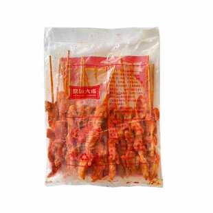 奥尔良鸡翅尖串25串 腌制翅尖串 鸡翅串 铁板油炸串户外烧烤食材