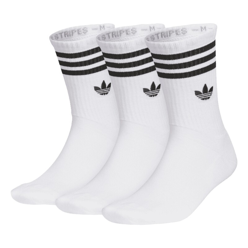 adicolor复古三双装袜男女adidas Originals阿迪达斯三叶草
