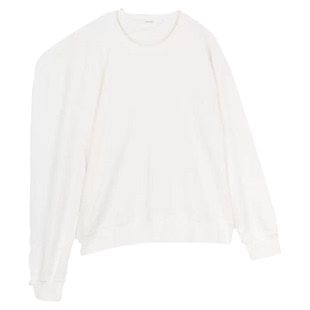 pushBUTTON女士宽松休闲打底长袖圆领套头卫衣银泰百货 301604