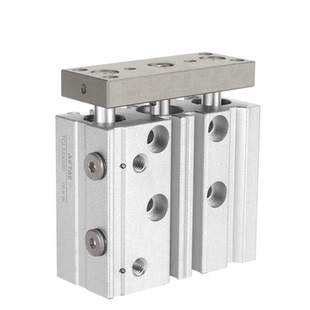 亚德客三轴带导杆气缸TCL12/16/20/25X10X20X25X30X40X50X60S带磁