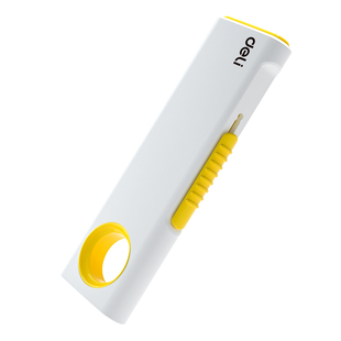 得力工具美工刀背推出刀快递刀多巴胺配色家用迷你小刀便携开箱好物拆包裹裁纸开封刀壁纸刀割纸刀美术工具