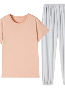顶瓜瓜情侣全棉家居服套装睡衣夏