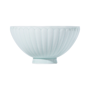 景德镇官方陶瓷中国色影青纯色饭碗套装高温健康瓷简约高档精致