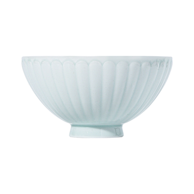 景德镇影青纯色家用饭碗套装