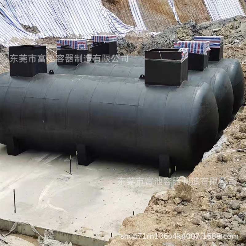 标准卧式双层地埋式油罐高压碳钢不锈钢真空罐加油站储油罐设备