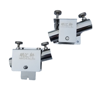 钓箱不锈钢单双炮台支架钓鱼箱炮台架配件鱼竿架左右手互换炮台座