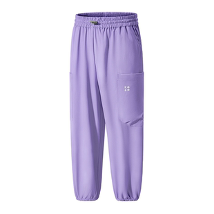 KK树儿童速干裤户外男童女孩春夏薄款软壳长裤原纱透气防晒运动裤