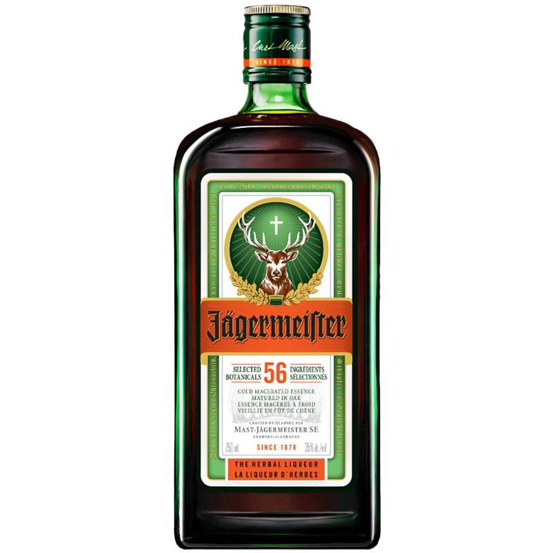 JAGERMEISTER进口野格700ml正品力娇酒鸡尾酒调酒配红牛正品洋酒