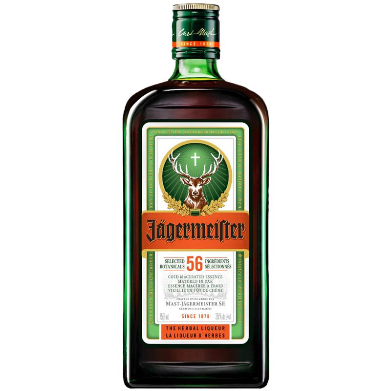 【自营】JAGERMEISTER进口野格700ml力娇酒鸡尾酒调酒配正品洋酒