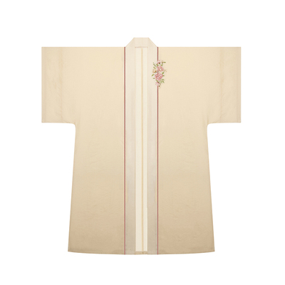 织造司[花满涧]原创宋制刺绣长干寺桃夭粉改良吊带连衣马面裙长裙