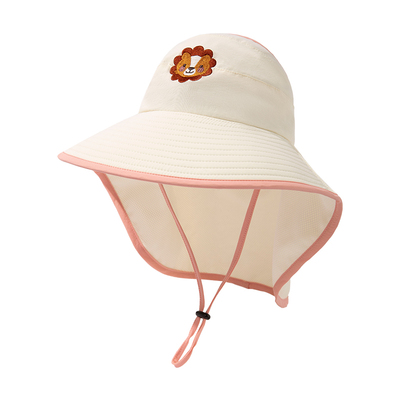 siggi儿童夏大帽檐带披风防晒帽