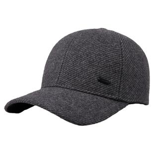 德西纳加绒帽子护耳男士加厚保暖防寒防风户外冬天爸爸中年棒球帽