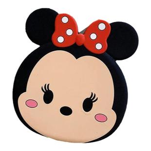 便携镜子办公室卡通单面可爱化妆镜高级精致女硅胶迷你携带随身镜