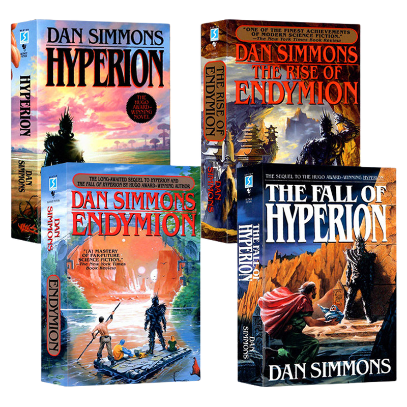 海伯利安四部曲1-4 英文原版小说  Hyperion Cantos Endymion 安迪密恩 科幻文学 丹西蒙斯Dan Simmons 雨果奖 星云奖