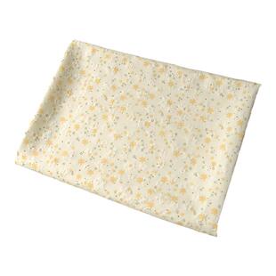 黄色橘红绿小花立体浮雕布料  夏秋上衣连衣裙沙发巾童装衬衫面料