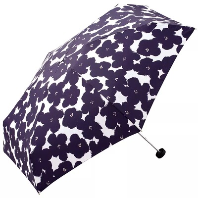 日本进口Wpc超轻花朵迷你晴雨伞