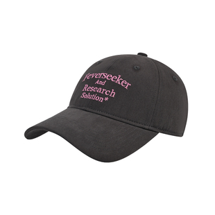 韩版大头围显脸小棒球帽女26年春夏软顶深灰色鸭舌帽百搭弯檐帽子