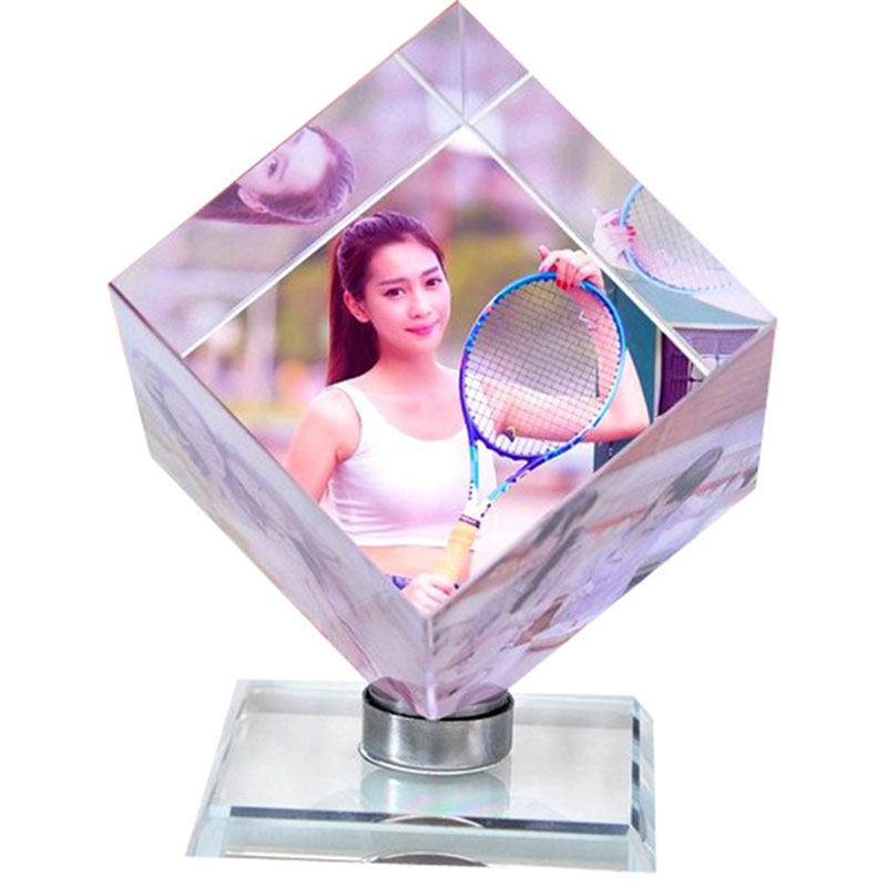 音乐盒水晶魔方diy照片定制女生生日礼物送女朋友老婆闺蜜情人节