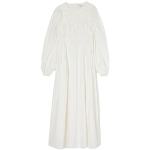 MOUSSY 冬季浪漫主义韩版叠穿豹纹连衣裙女010GA630-7080