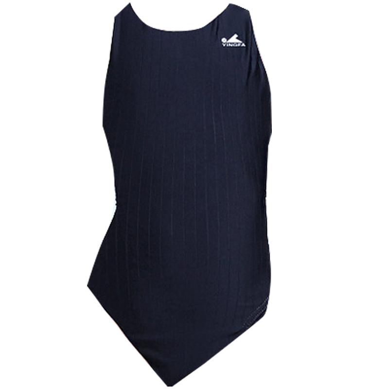 儿童 泳衣 英发三角连体女童中大童游泳衣 专业学游泳 泳装亲子款