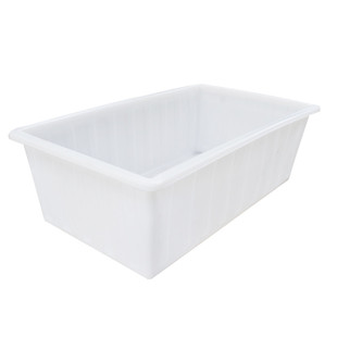 加厚牛筋塑料水箱pe长方形家用水产养殖箱养鱼养龟浅盆储水周转箱