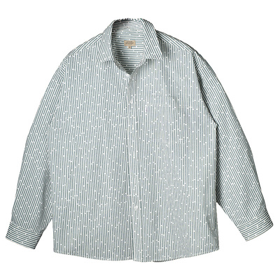 CITYDIVE廓形条纹衬衫