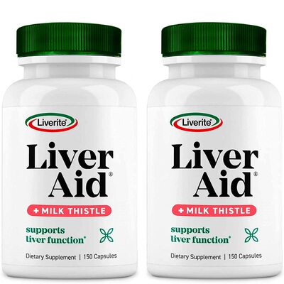 现货美国Liverite  Liver Aid利福来 奶蓟 益肝灵 肝 150粒