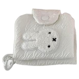 日系可爱兔子证件收纳包简约便携式多层卡包一体多功能随身零钱包