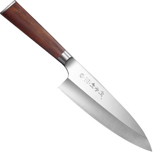 何全利加厚鱼头刀出刃刀杀鱼刀开背切割三文鱼刀刺身鱼生刀带刀鞘