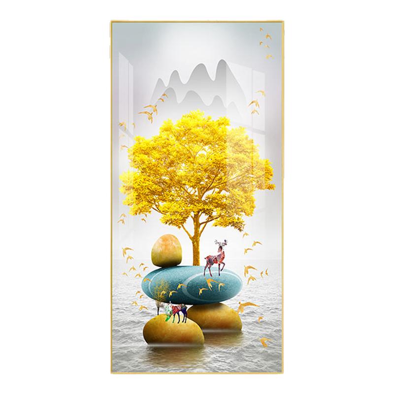 入户玄关装饰画客厅走廊轻奢挂画