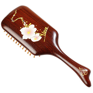 宫里上新气垫梳梳子气囊梳檀木木梳头部按摩梳经络梳生日礼物妈妈